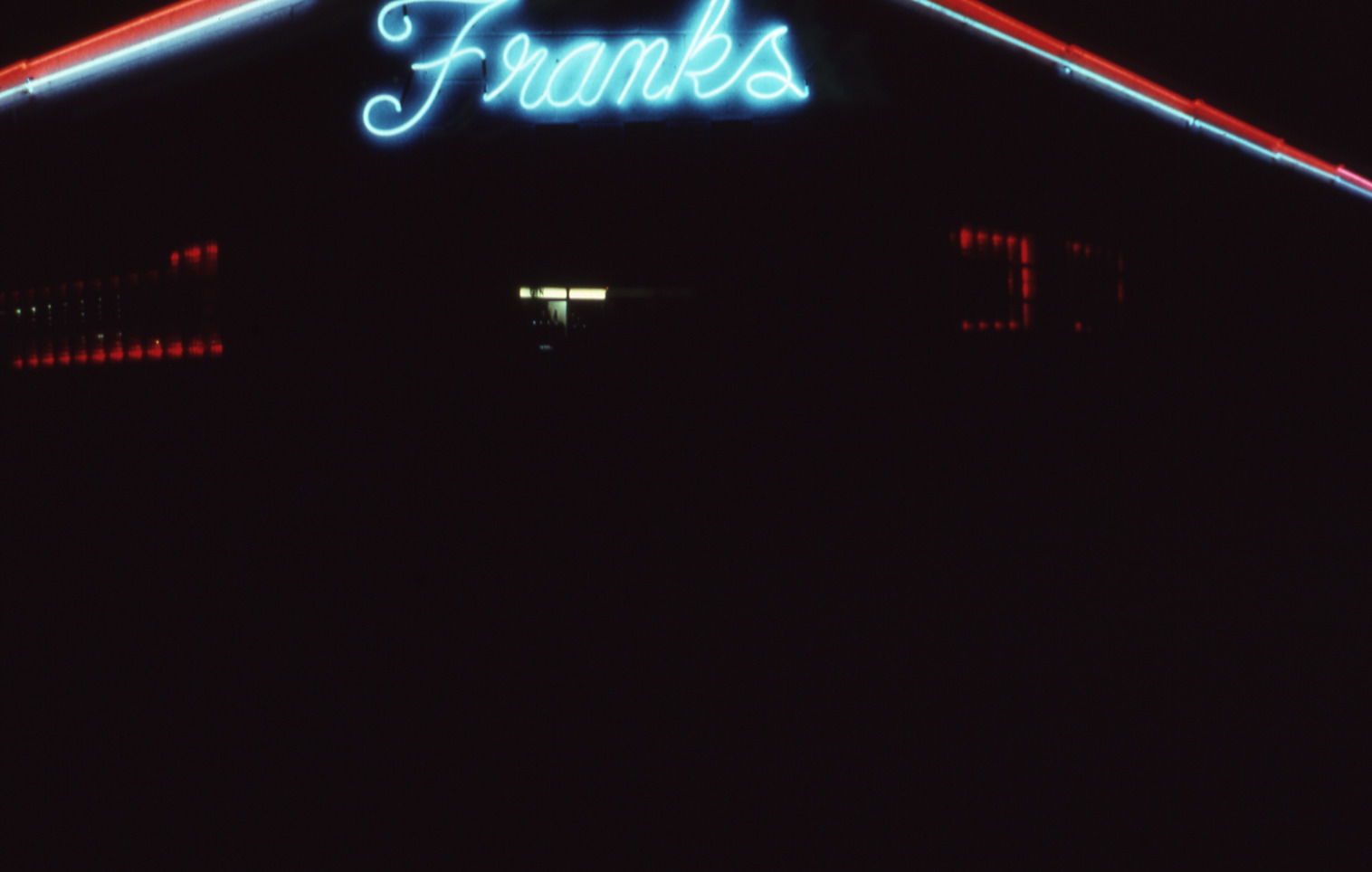 Hot Dog stand lettering sign, Las Vegas, Nevada: photographic print