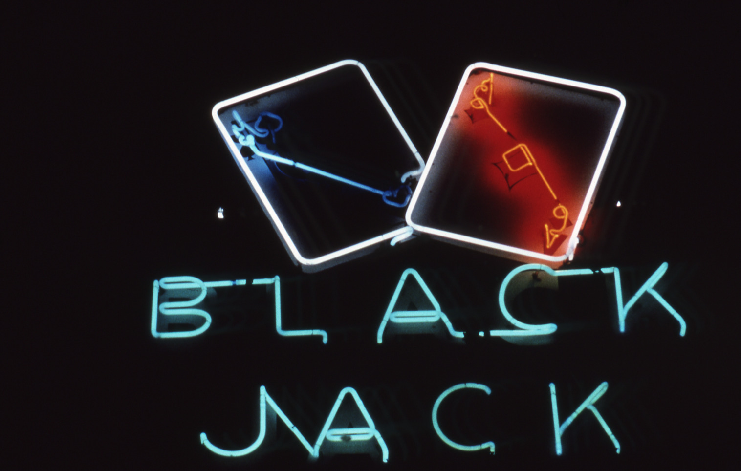 Black Jack sign, Las Vegas, Nevada: photographic print