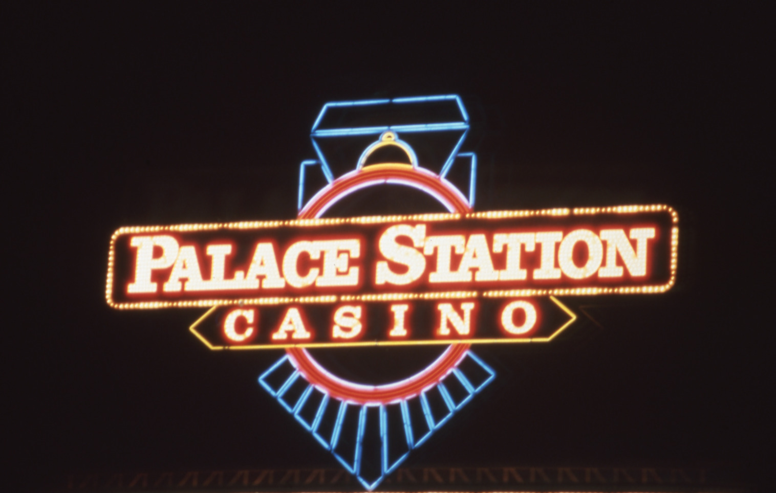 Palace Station Casino pylon and wall signs, Las Vegas, Nevada: photographic print