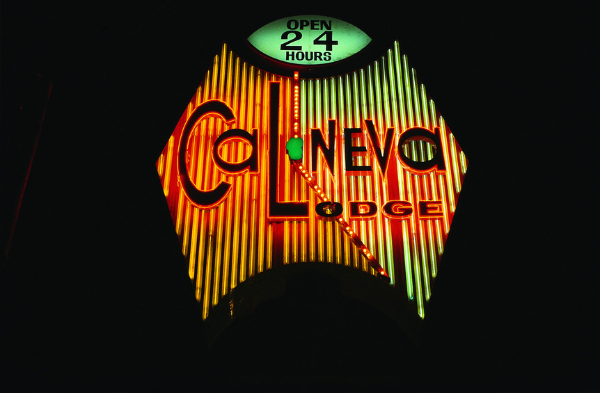 CalNeva Lodge sign, Reno, Nevada: photographic print 