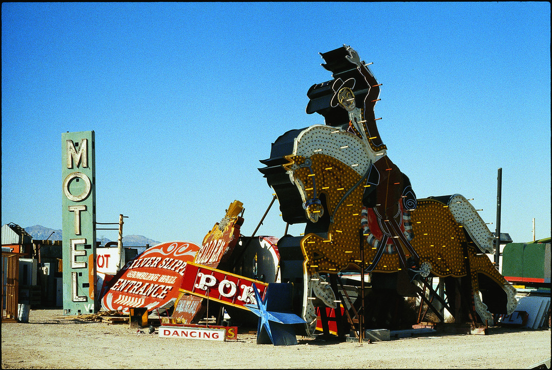 Horse sign from El Dorado, Las Vegas, Nevada