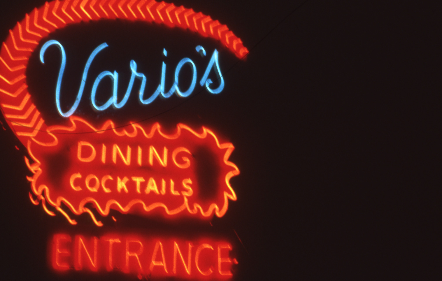 Vario's sign, Reno, Nevada: photographic print