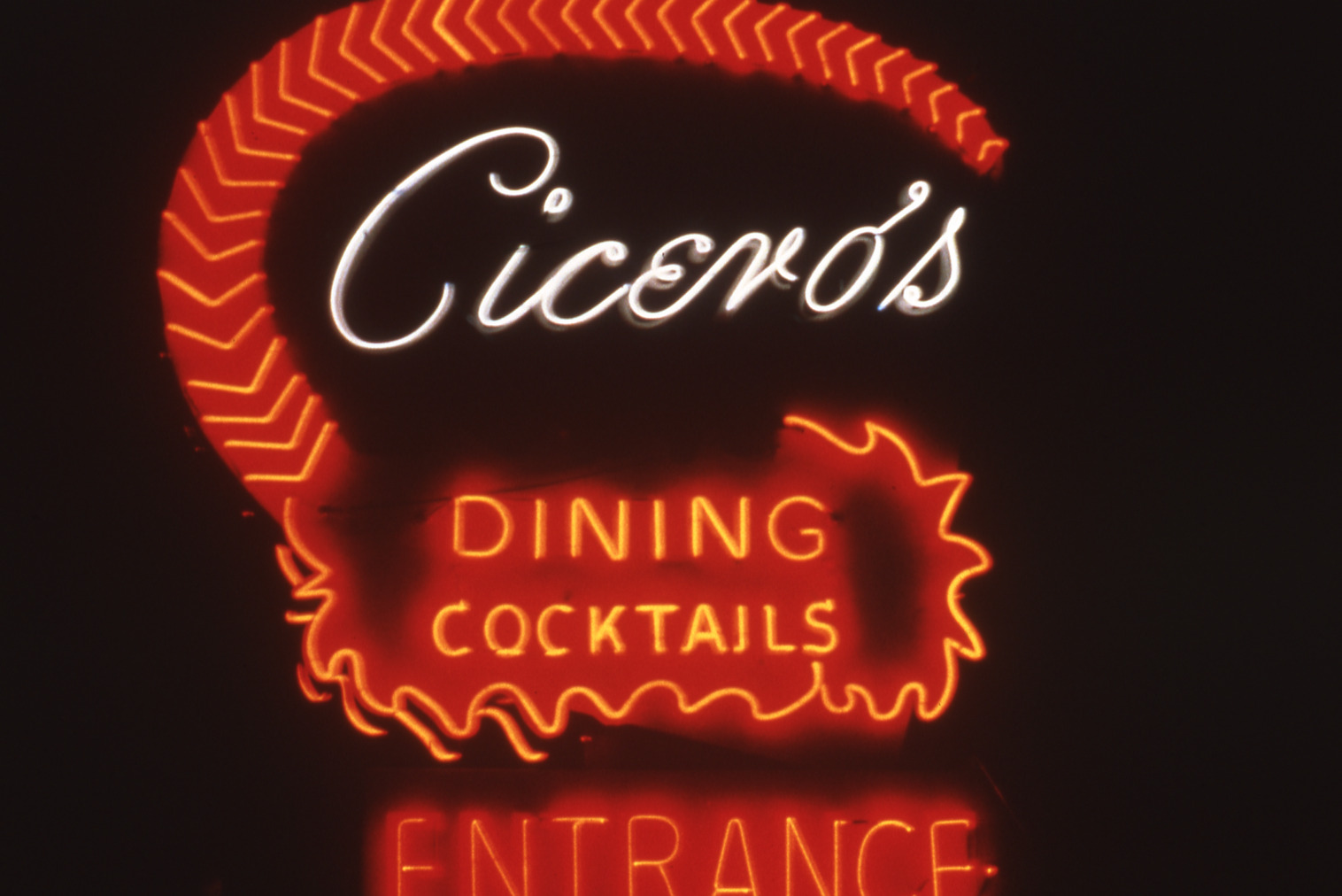 Cicero's Dining sign, Reno, Nevada: photographic print