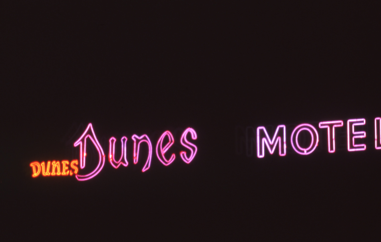 Dunes Motel sign, Reno, Nevada: photographic print