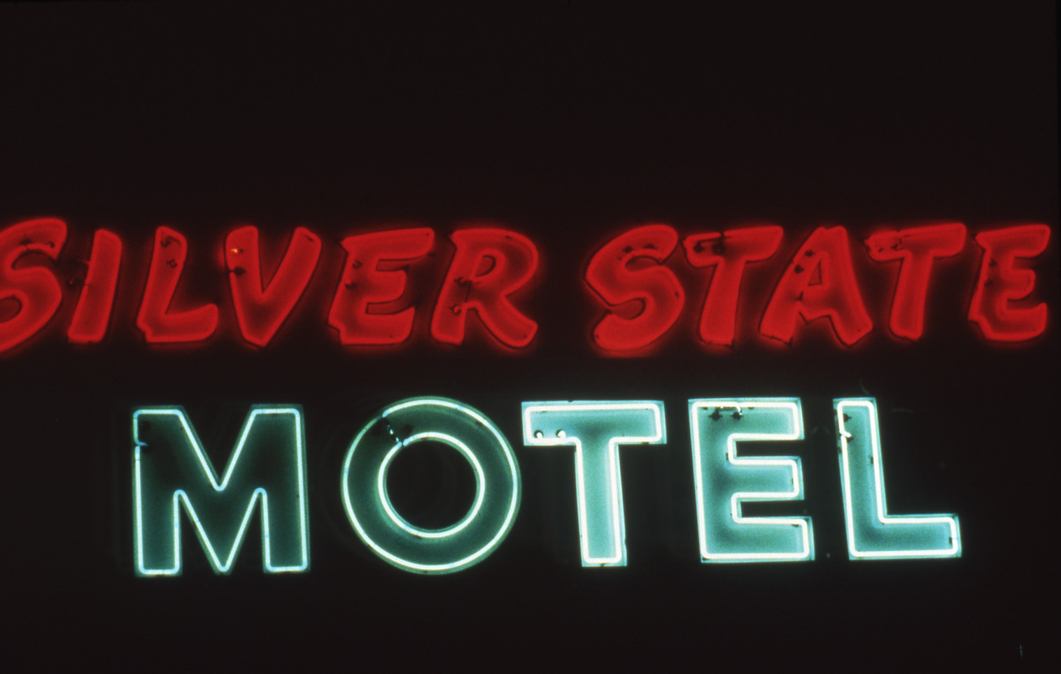 Silver State Motel mounted marquee** sign, Reno, Nevada: photographic print