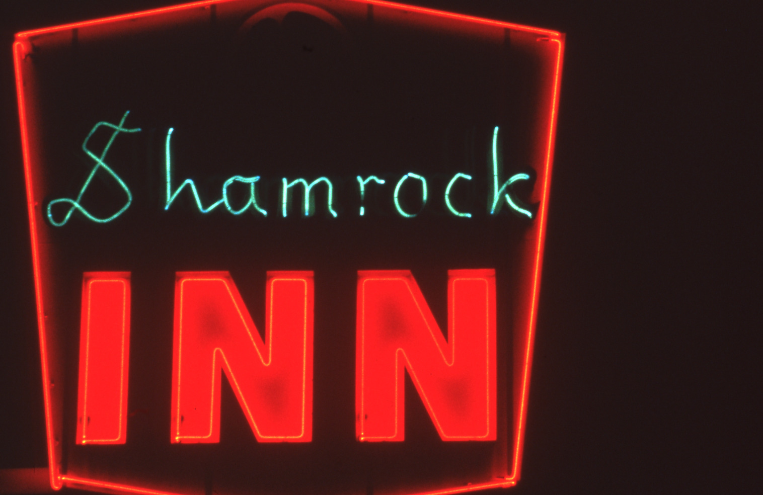 Shamrock Inn sign, Reno, Nevada: photographic print