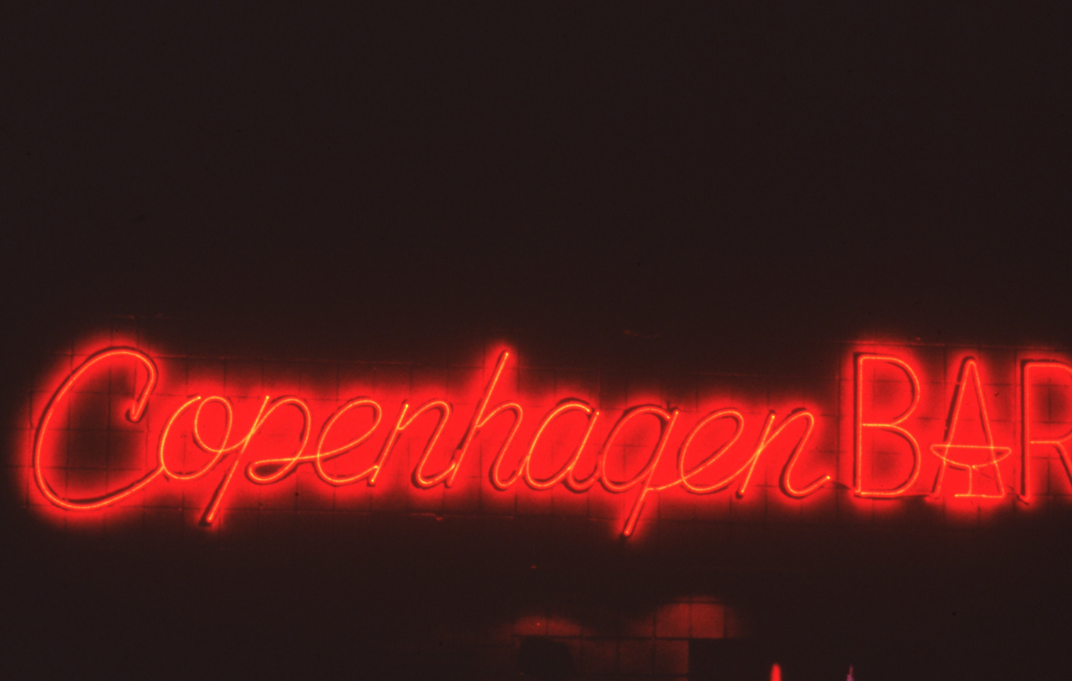 Copenhagen Bar sign, Sparks, Nevada: photographic print