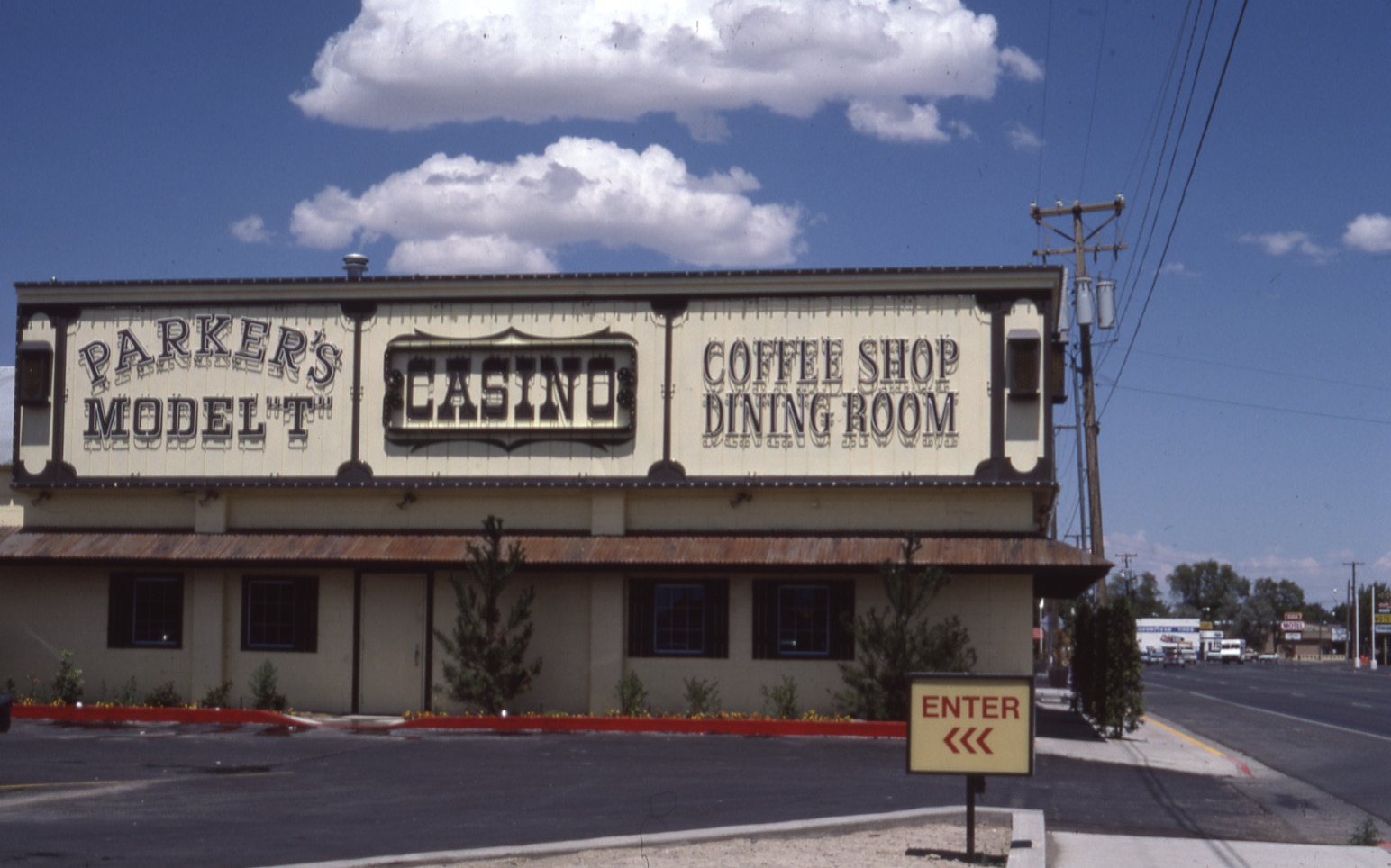 Parker's Model "T" Casino wall signs, Winnemucca, Nevada: photographic print