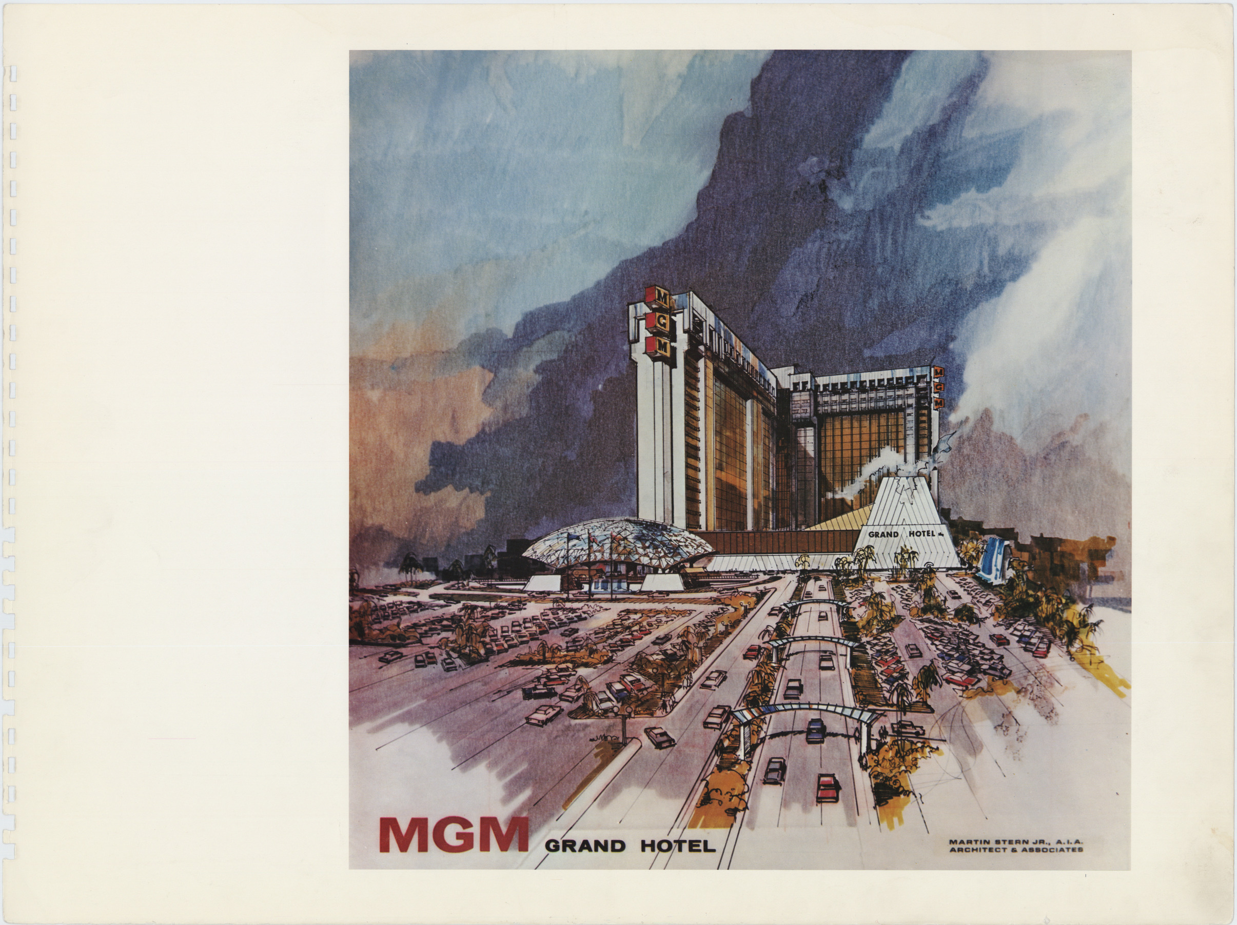 Proposal for the MGM Grand Hotel (Las Vegas), circa 1972, image 1