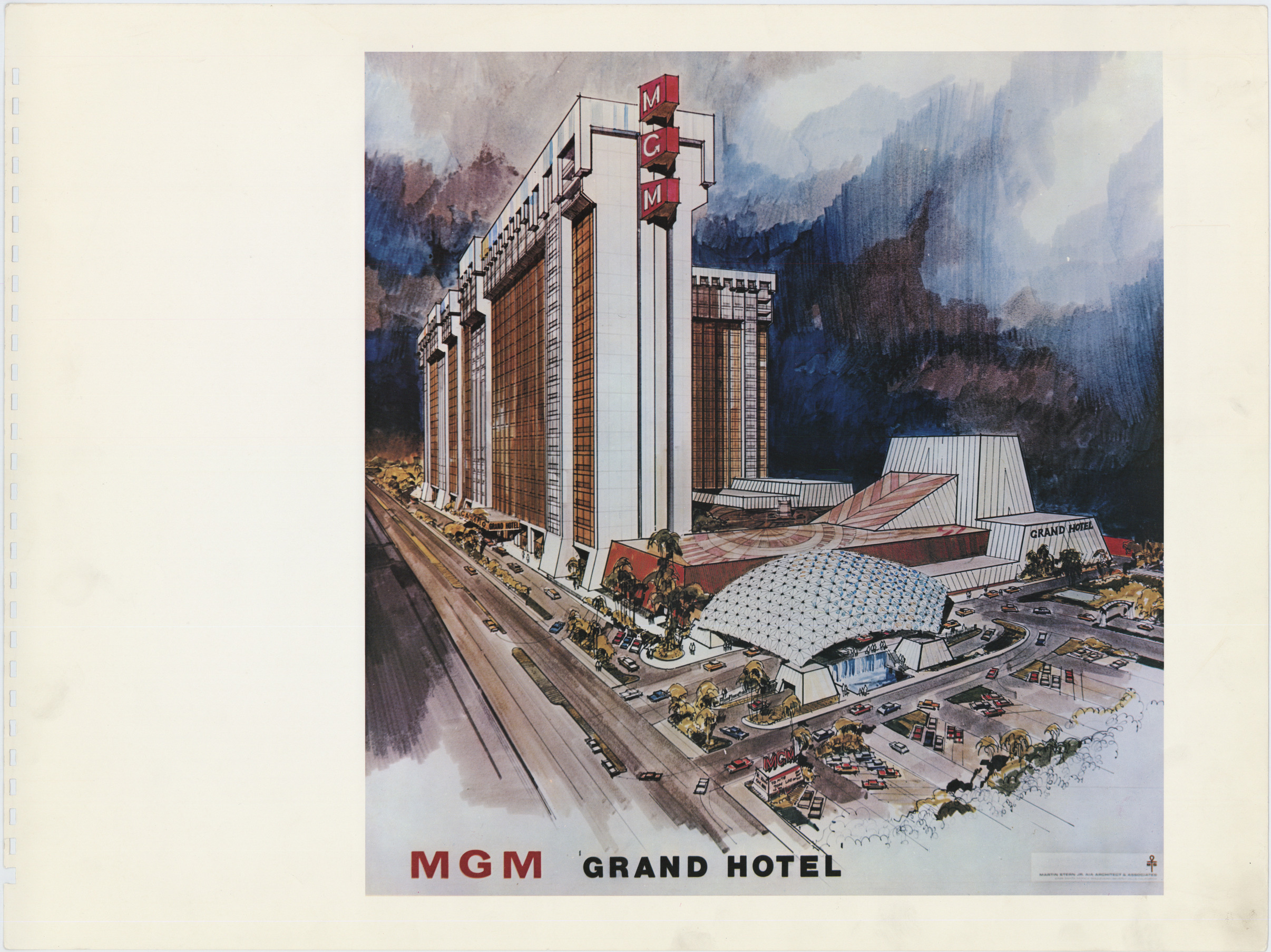 Proposal for the MGM Grand Hotel (Las Vegas), circa 1972, image 2