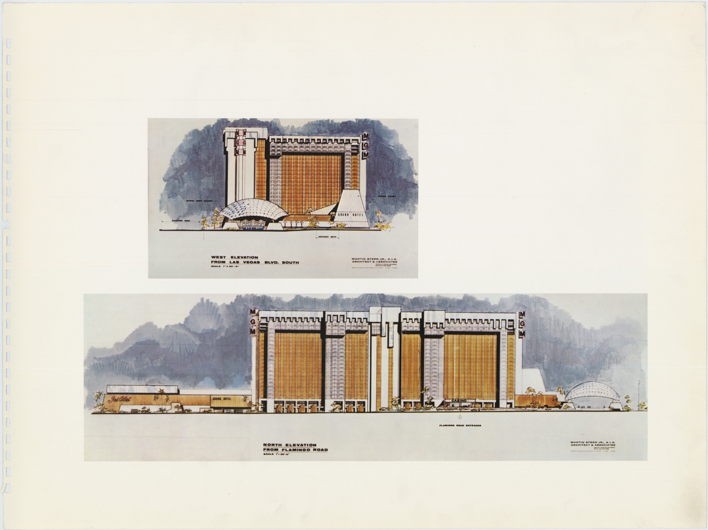 Proposal for the MGM Grand Hotel (Las Vegas), circa 1972, image 3