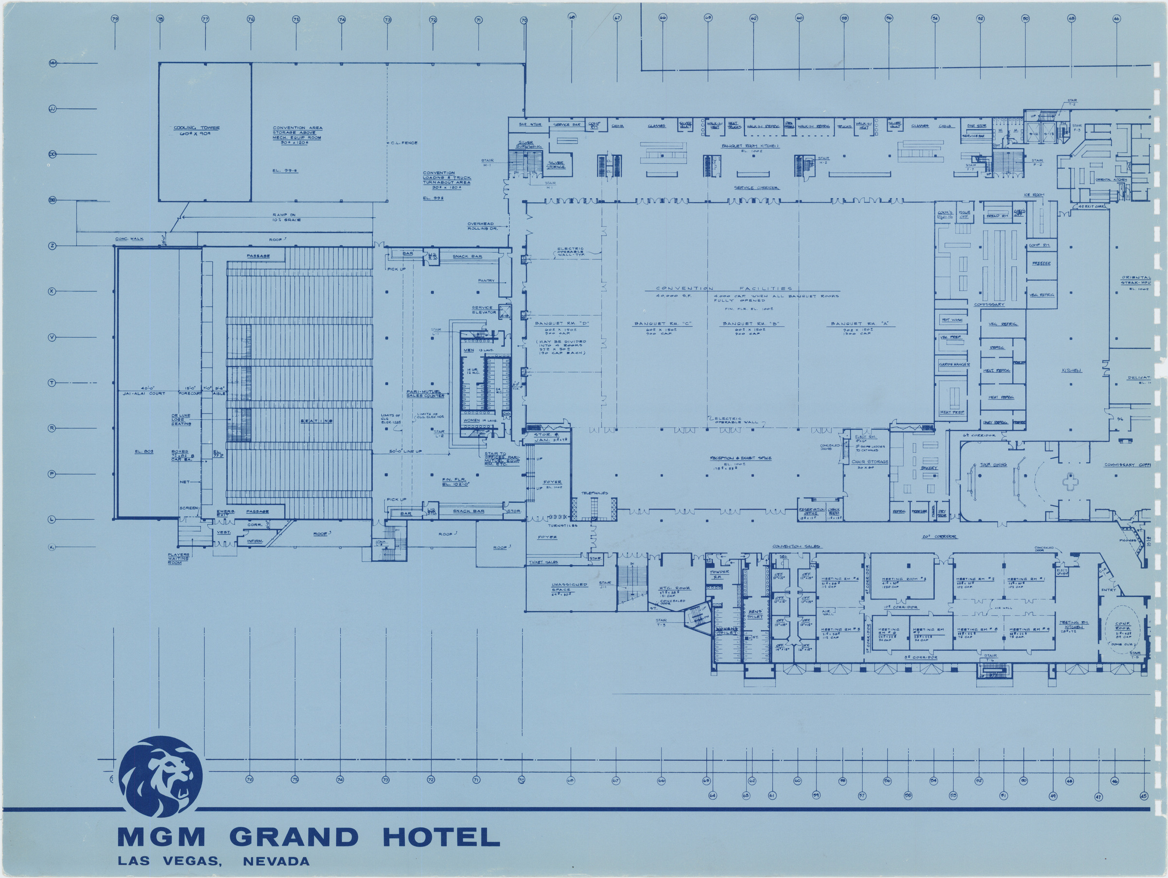 Proposal for the MGM Grand Hotel (Las Vegas), circa 1972, image 5