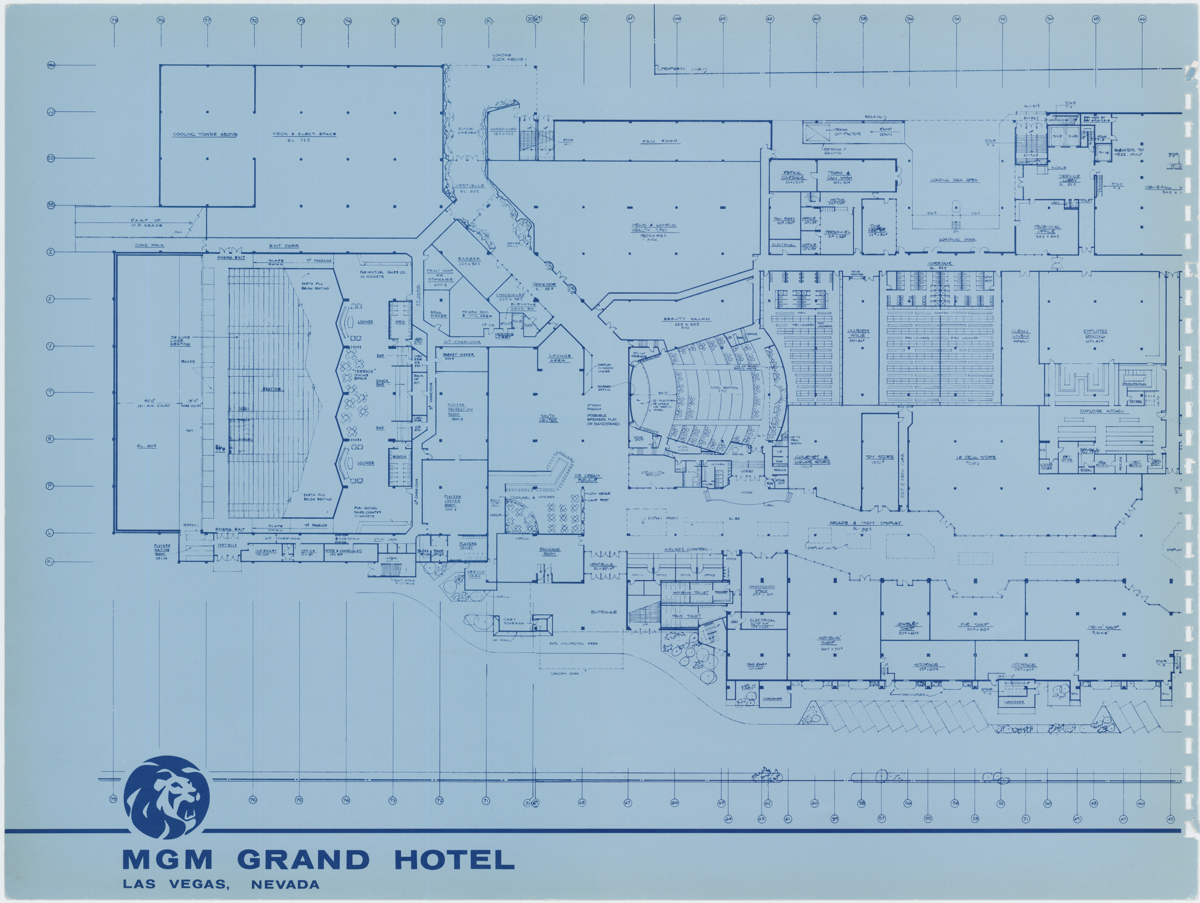 Proposal for the MGM Grand Hotel (Las Vegas), circa 1972, image 7