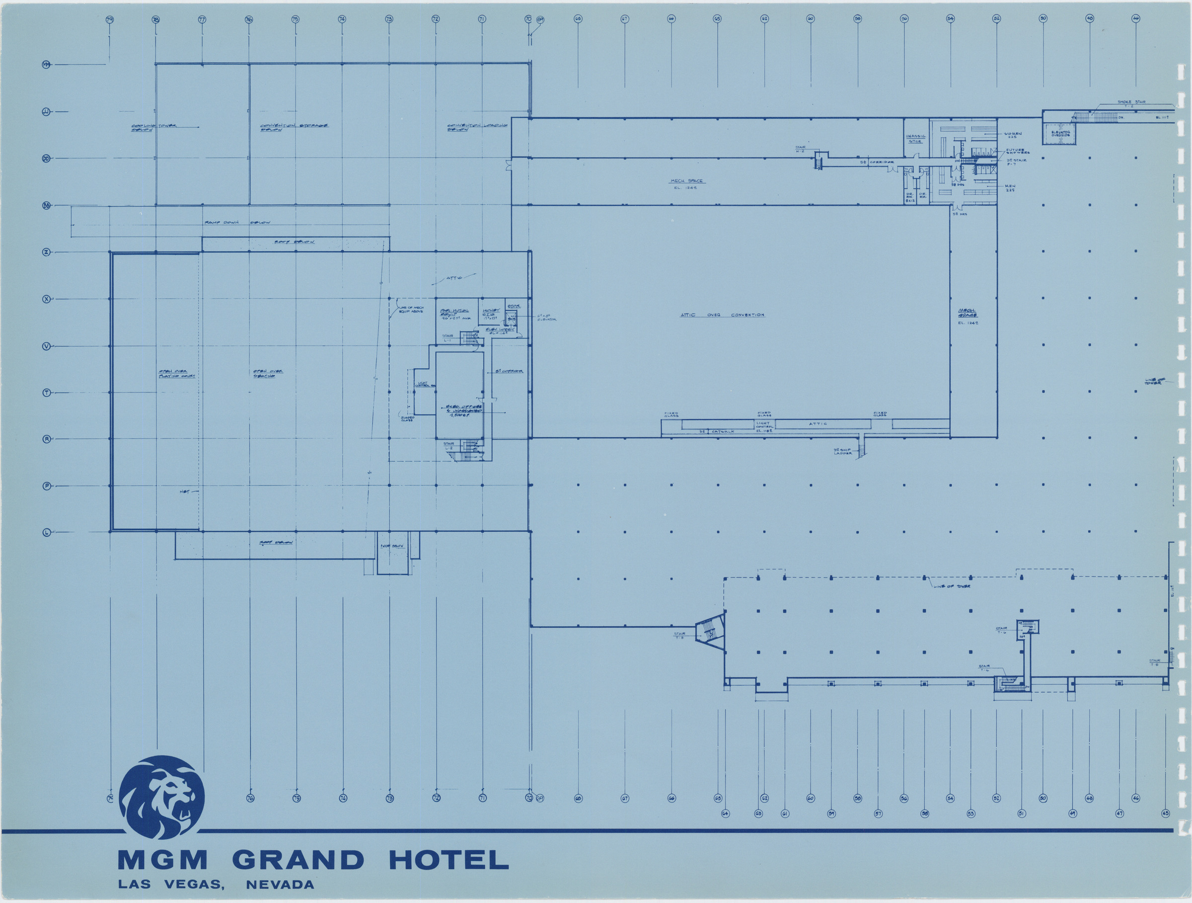 Proposal for the MGM Grand Hotel (Las Vegas), circa 1972, image 9