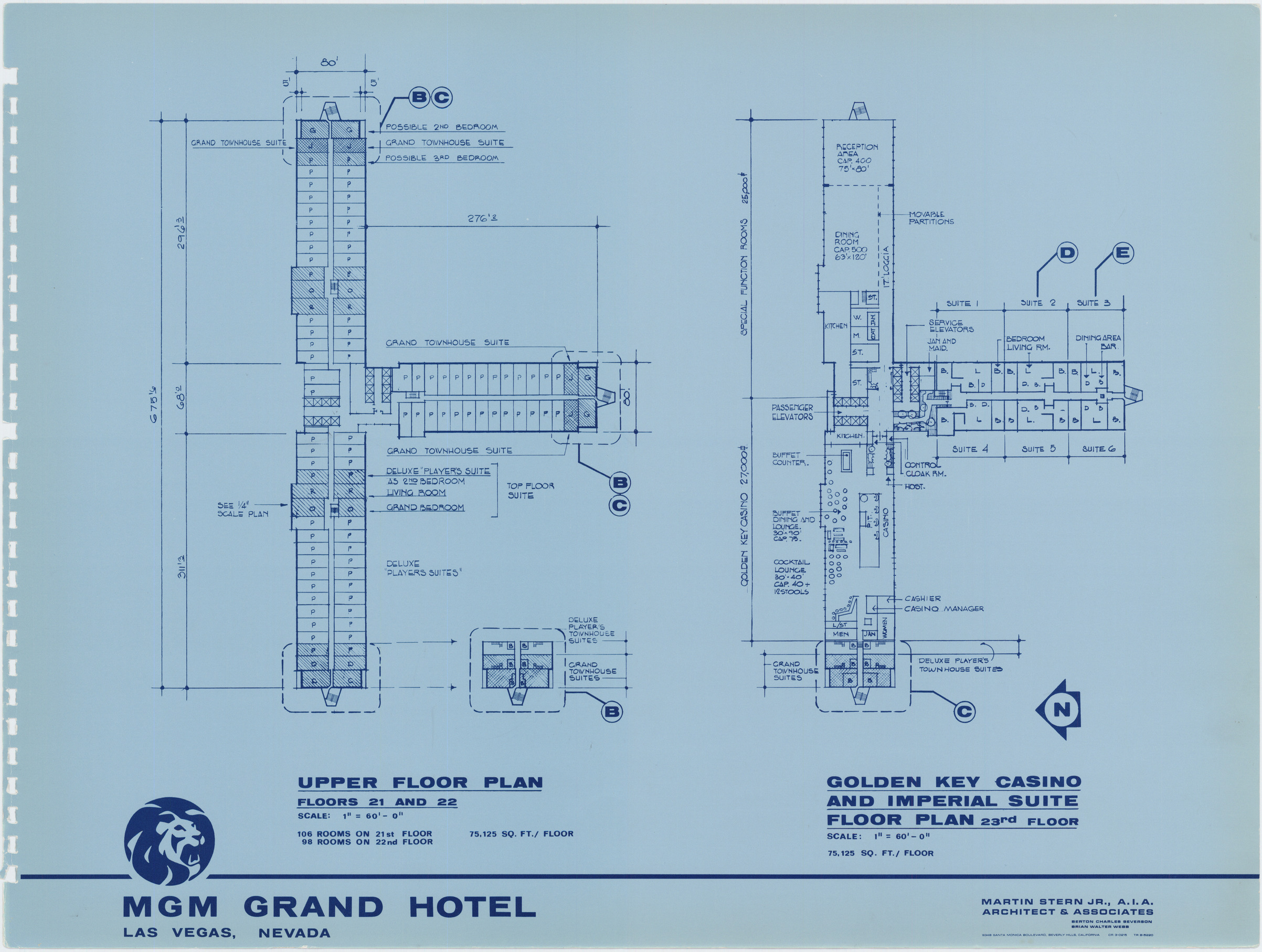 Proposal for the MGM Grand Hotel (Las Vegas), circa 1972, image 12