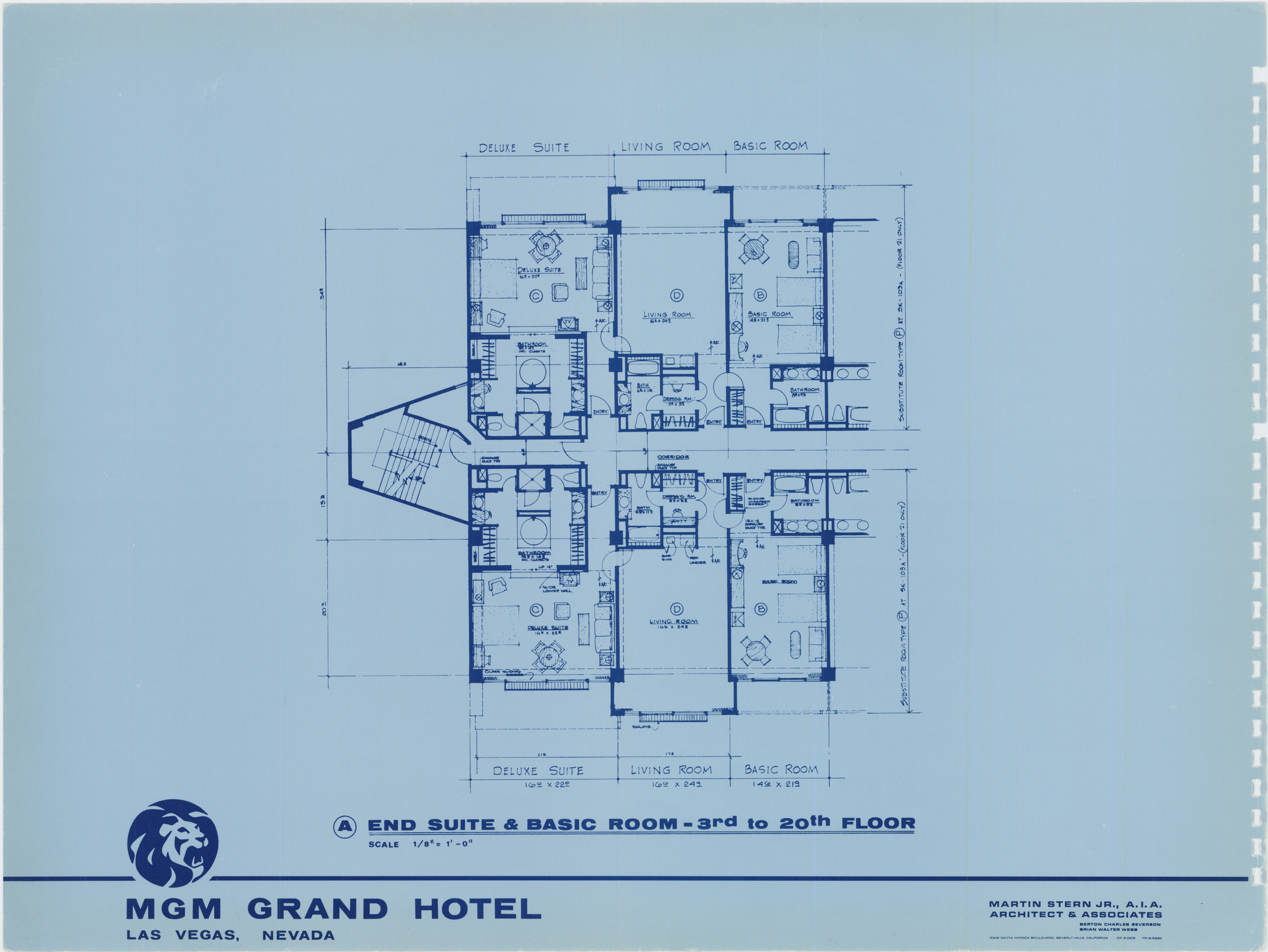 Proposal for the MGM Grand Hotel (Las Vegas), circa 1972, image 13