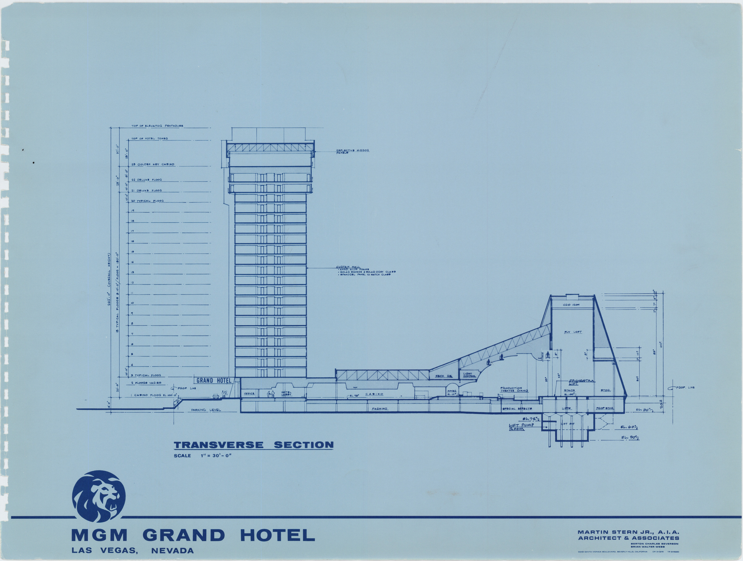 Proposal for the MGM Grand Hotel (Las Vegas), circa 1972, image 16