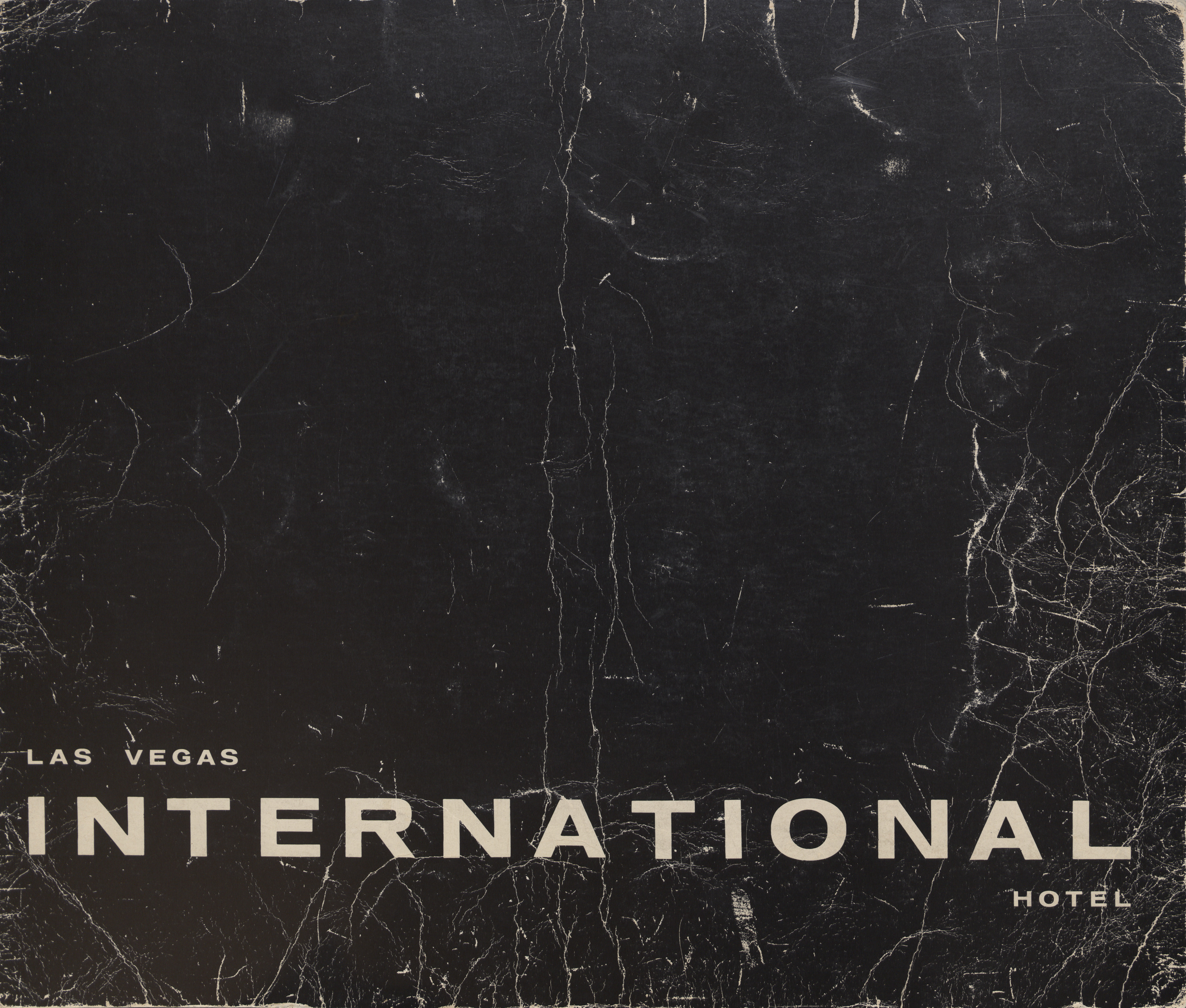 Proposal for the International Hotel (Las Vegas), circa 1968, cover