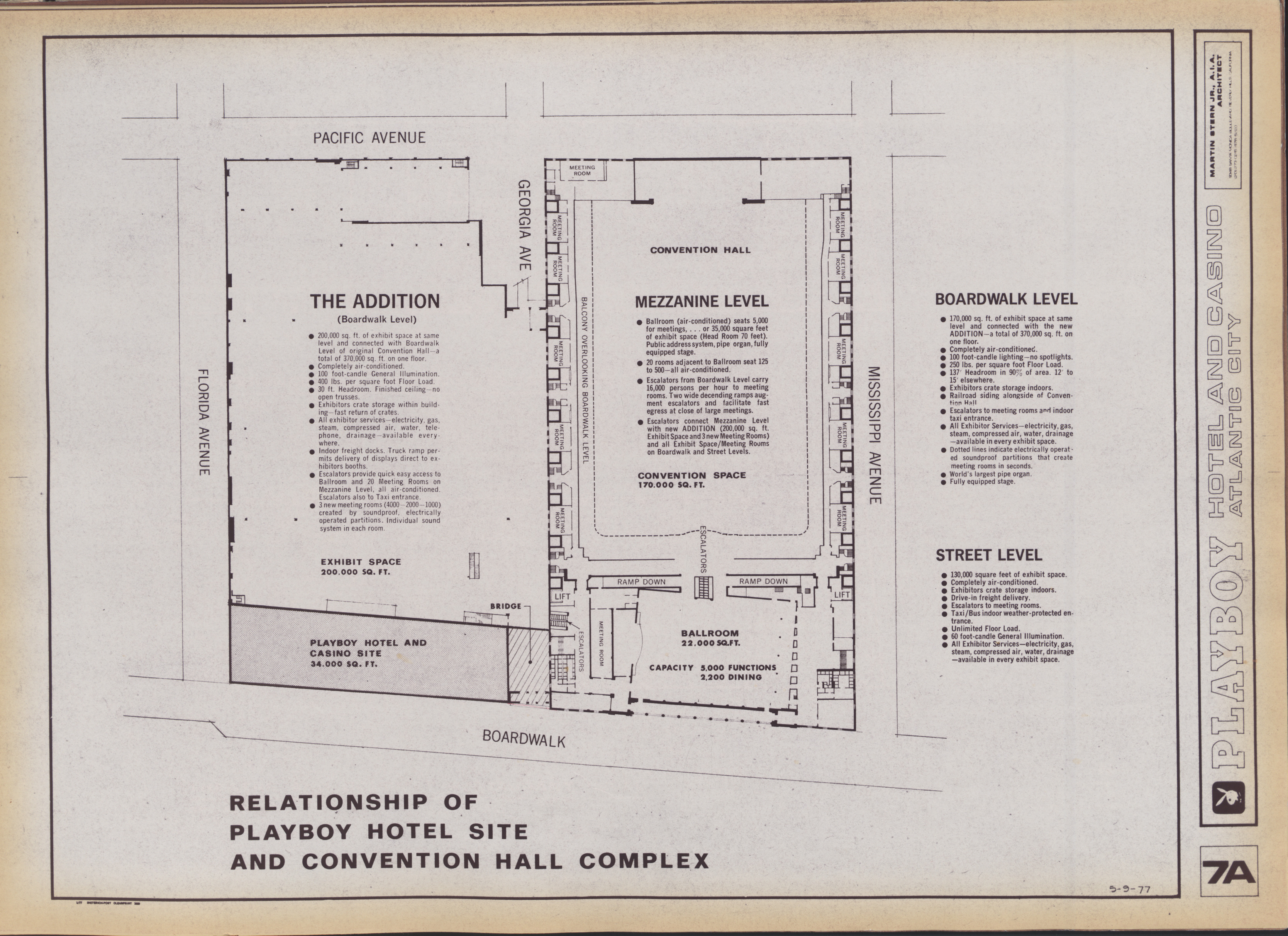 Playboy Hotel and Casino Proposal, image 7A