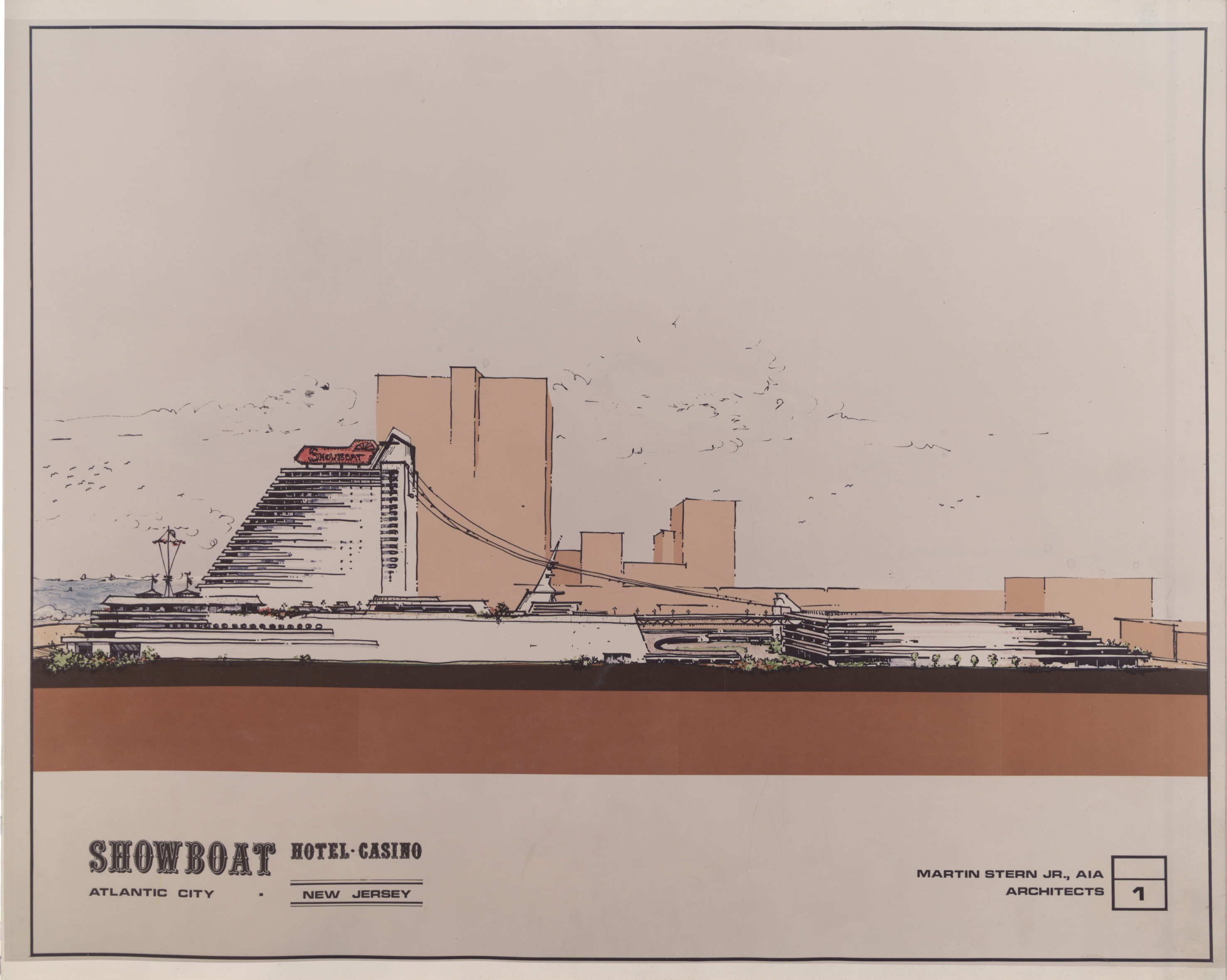 Atlantic City Showboat Hotel Casino Proposal, image 1